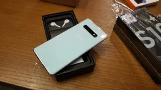 Galaxy S10+ Prism White Unboxing and quick Review!!