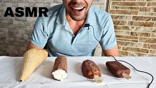 ASMR MAGNUM Truffle, Monarch, ESKIMO, CONE. ICE CREAM PARTY (Dessert Eating Sounds) NO TALKING