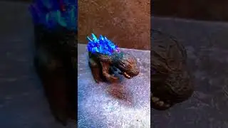 ⚫️Годзилла из пластилина     