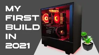 My First PC Build in 2021 | NZXT H510 Red and Black Build