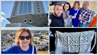 Путешествие начинается! Едем на машине в Тверь. Дорога и обзорная площадка в Твери.