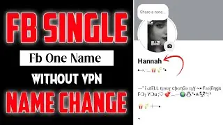 HOW TO ONE NAME ON FACEBOOK | ONE NAME ON FACEBOOK | Trick Master