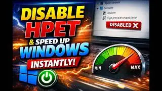 Disable HPET & Speed Up Windows Instantly!