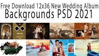 Free Download 12x36 New Wedding Album  Backgrounds PSD 2021/latest wedding Album Design/vol 6
