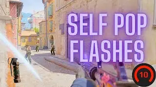CS2 Inferno: 10 Self Pop Flashes