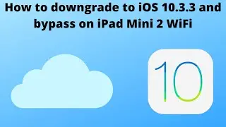 How to downgrade iOS 10.3.3 and bypass on iPad Mini 2 WiFi with leetdown and Sliver 6.1