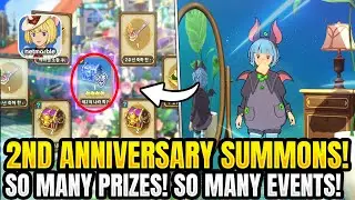 2nd Anniversary Summons! SO MANY TICKETS!🤩 【Ni no Kuni: Cross Worlds KR】