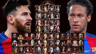 Mortal Kombat 9 - LIONEL MESSI 🐐 & NEYMAR JR 😛 MOD - Expert Tag Ladder - Gameplay @(1080p) 60ᶠᵖˢ ✔