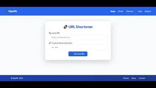 ClipURL - Laravel URL Shortener