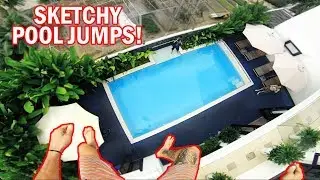 *PRECISION*  Cliff Jumping Off Our Private Villa!  (SouthEast Asia VLOG 4)