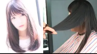 Long haircut for thin hair ตัดผมยาว ซอยผมยาว