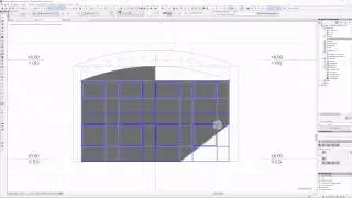 Archicad 19 mini Tut Fassadenwerkzeug Kontur Rasteranpassungen