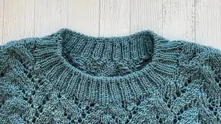 Эластичное закрытие резинки 2х2 иглой. Как получить фабричный край.