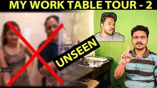 NOT A BATHROOM TOUR (EXTRA FOOTAGE) MY TABLE TOUR l  l SOLO YOUTUBER