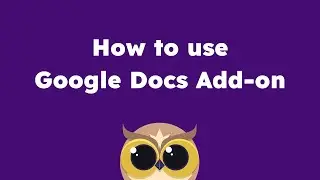 How to Use Helperbird Google Docs Add-on - Helperbird Tutorials.