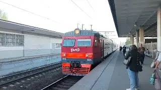 Прибытие эт2-023 на ст.Девяткино