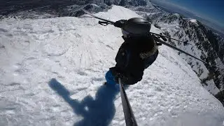 Ben Vegel - Skiing Backcountry Ridge Line