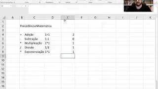 Excel - Formulas - Precedência Matemática
