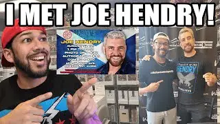 Meeting Joe Hendry at his Meet & Greet in NYC