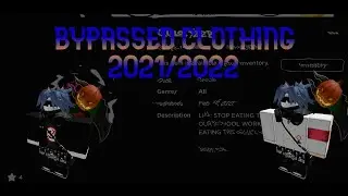 🔥ROBLOX NEWEST BYPASSED CLOTHING | WORKING (2021 - 2021) 🔥