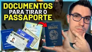 DOCUMENTOS NECESSÁRIOS PARA TIRAR PASSAPORTE! O QUE PRECISA LEVAR NA POLÍCIA FEEDERAL? 2024