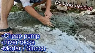 Building a Scale 1/24 RIVER for my backyard Rc crawler course!  #Ideas #diy