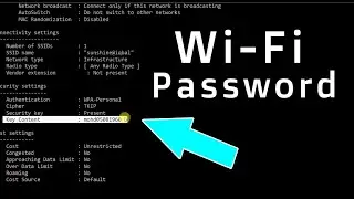 How to Find All WiFi Passwords in Windows 10/8.1/8/7 using 1 CMD Command | CMD wifi password check