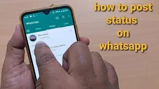 how to post a status on whatsapp | whatsapp status