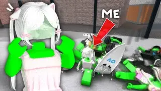 Pretending to be dead (fake green effect..) ₊ ⊹