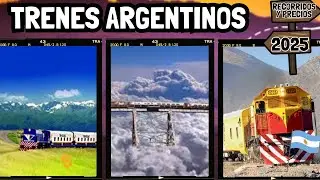 TODA LA ARGENTINA en TREN🚂 2025 |GUIA COMPLETA|