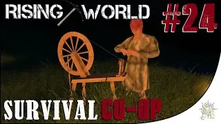 Rising World Survival: Co-op #4 - Helix & Angel's Big Adventure