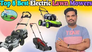 ✅Top 8 Best Electric Lawn Mowers In India 2024 With Price |Grass Cutting Machine Review & Comparison