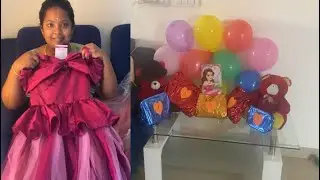 Birthday celebration started|| Grandparents N Mama’s Suprise visit
