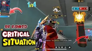 UNBELIEVABLE😮|Critical SITUATION in Br ranked |Jaunpuriya ff|Push to Grandmaster✓