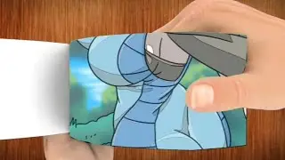 Pokemon parody animation flipbook