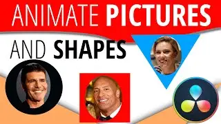 Learn How to Animate Pictures and Shapes Together | DaVinci Resolve Fusion