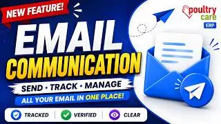 Email Communication Feature in PoultryCare ERP | Send, Track & Manage Emails Easily