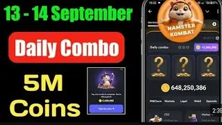 13-14 September Hamster kombat daily combo |Today Hamster kombat daily combo
