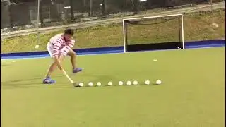 Drag Flick practice in Hong Kong Waseem junior former Hockey player 💙