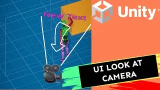 Unity3d UI look at camera