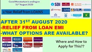 MORATORIUM EXTENSION, RESTRUCTURING OF LOANS,LOAN EMI AFTER 31st AUGUST,MORATORIUM END on 31st AUG🔔🔔