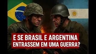E se Brasil e Argentina Entrassem em Guerra? | Quem Venceria?