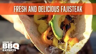 Fresh And Delicious Fajisteak Grilled On BBQ