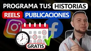 Cómo Programar PUBLICACIONES, REELS o STORIES en Instagram y Facebook✅