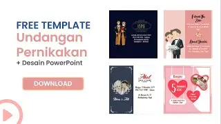 TEMPLATE PPT FREE UNDANGAN PERNIKAHAN | SQUARE | PART 1