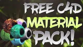 Free Cinema 4D Material Pack in  2019/2020 (Works with all versions)