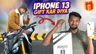 SURPRISE TO MY FREIND WITH IPHONE 13 🥳 | HE GOT EXTREMELY EMOTIONAL 🥹 | IPHONE PRANK GONE WRONG 😭