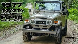 1977 Toyota Landcruiser FJ40 Restoration "Beach Cruiser"