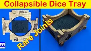 Coolest Collapsible Dice Tray with rare joints