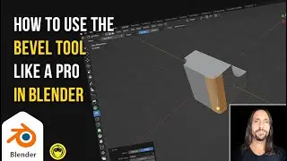 Blender tip: How to use the Bevel tool like a Pro to shape your 3D models - for Beginners